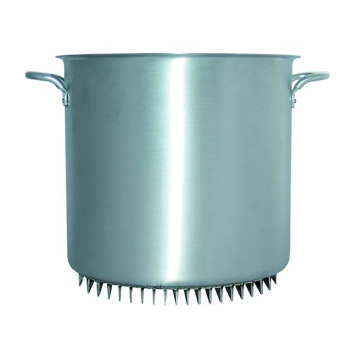 【個数：1個】4900896128535 直送 代引不可・他メーカー同梱不可 杉山金属 エコライン 寸胴鍋 蓋無し 54cm 120L アルミ エコライン寸胴鍋