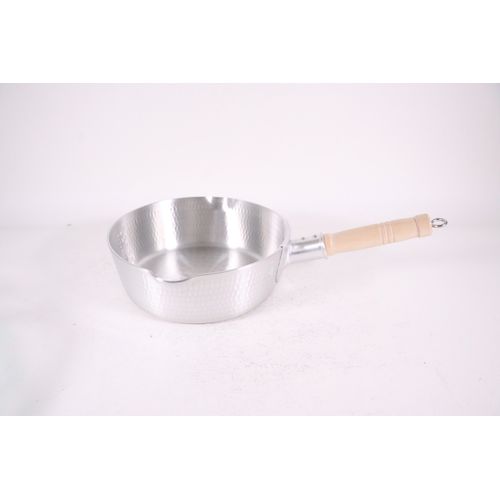 【11/25限定！抽選で最大100％ポイントバック】4571335098810 中尾アルミ製作所 アルミ底平浅型雪平鍋24cm目盛付 3．2L 浅型打出 打出底広浅型雪平鍋 nakao