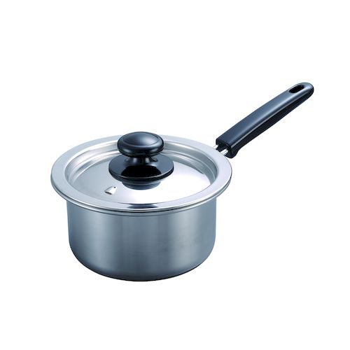 【1個入】4949362389063 カンダ 18−0モリブデン実用鍋 片手 18cm 2．6L 片手鍋 電磁調理器対応 IH対応