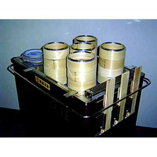 4949362760442 カンダ 飲茶・お粥ワゴン用ガードバー サービスワゴン キャスター付 レストラン カート ..