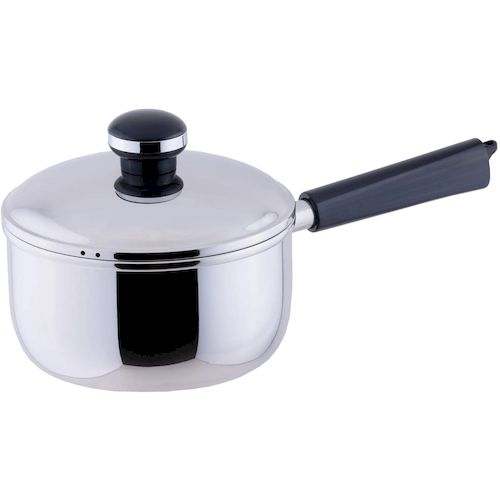 4953794000021 宮崎製作所 オブジェ OJ−2 ソースパン 14cm 1．2L 片手鍋 Objet ステンレス IH対応