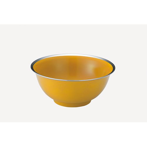 4949362732319 カンダ メタル丼 Jr 渕磨きタイプ 塗装仕様 黄