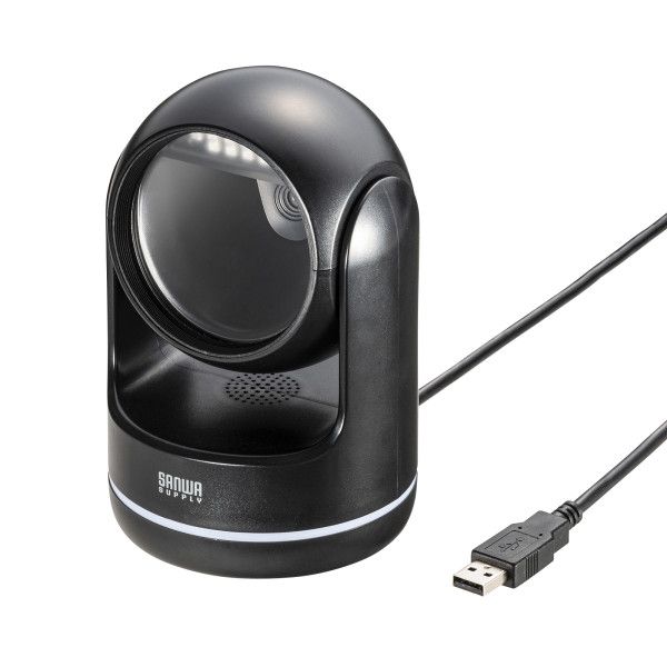 【11/25限定！抽選で最大100％ポイントバック】サンワサプライ BCR-2D11BK 2次元バーコードリーダー 定..