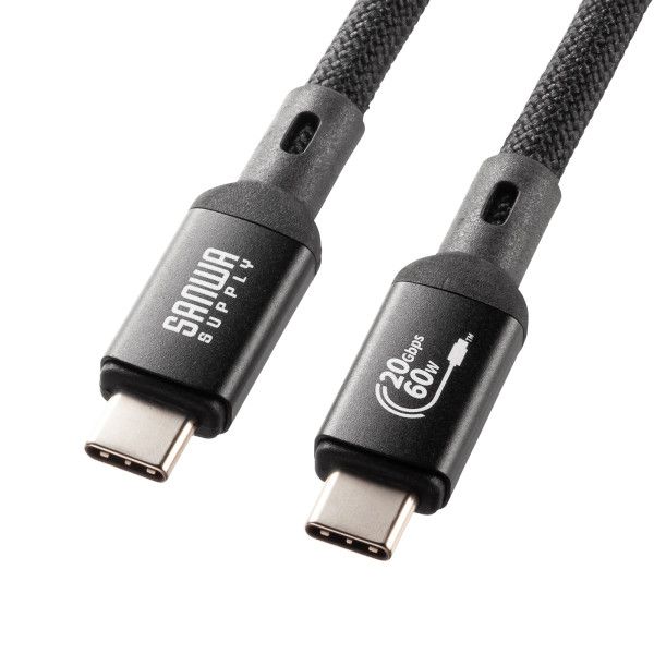 掠ץ饤 KU-20GCCP6030 USB20Gbps Type−C֥ PD60W3m KU20GCCP6030