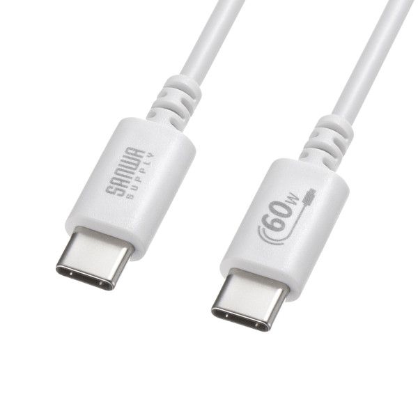掠ץ饤 KU-CCP6010W USB 20 Type−C֥ PD60W1mۥ磻 KUCCP6010W