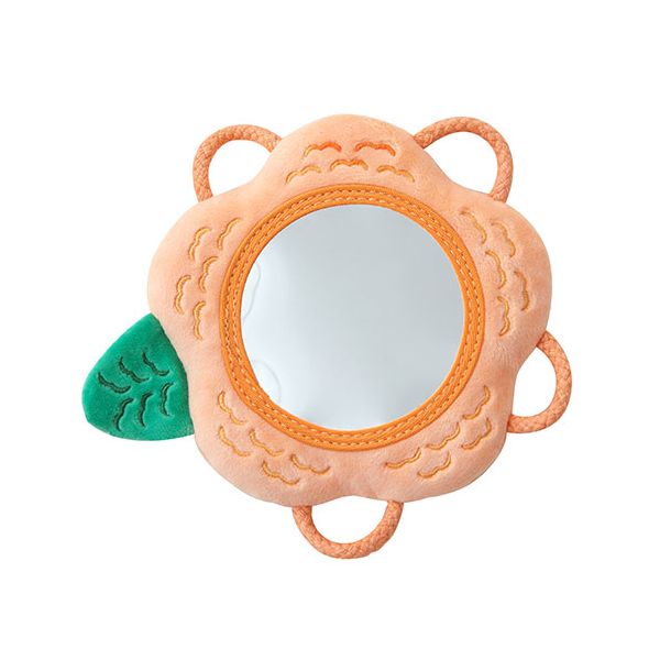 【個数：1個】SHA10048 直送 代引不可・他メーカー同梱不可 シャオール SHAOOL 思わず覗き込みたくなる布製ソフトミラー わっかミラー マリーゴールド