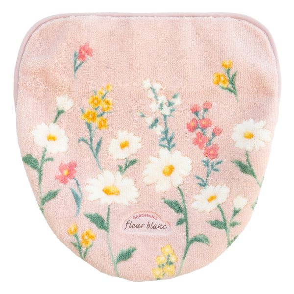 【11/25限定！抽選で最大100％ポイントバック】オカ 4548622206418 フルールブラン トイレフタカバー ..