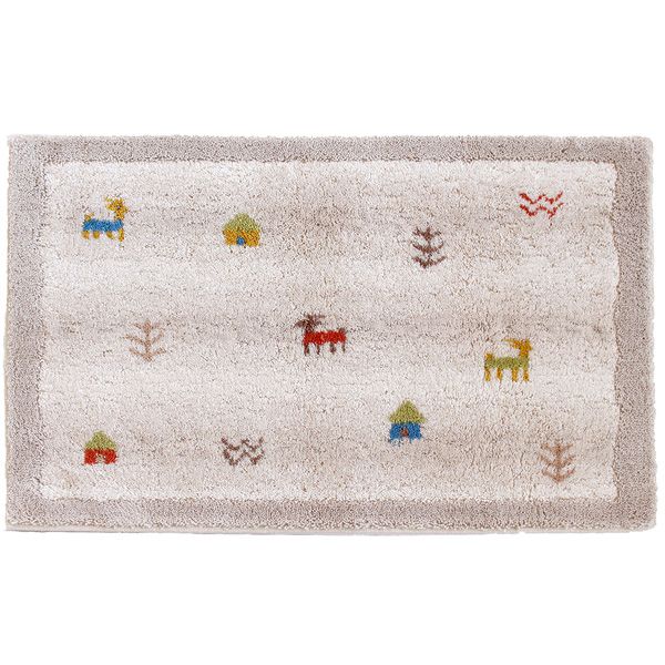 Rakuten - オカ 4548622719123 ギャベ 吸着 45x75 玄関マット BE