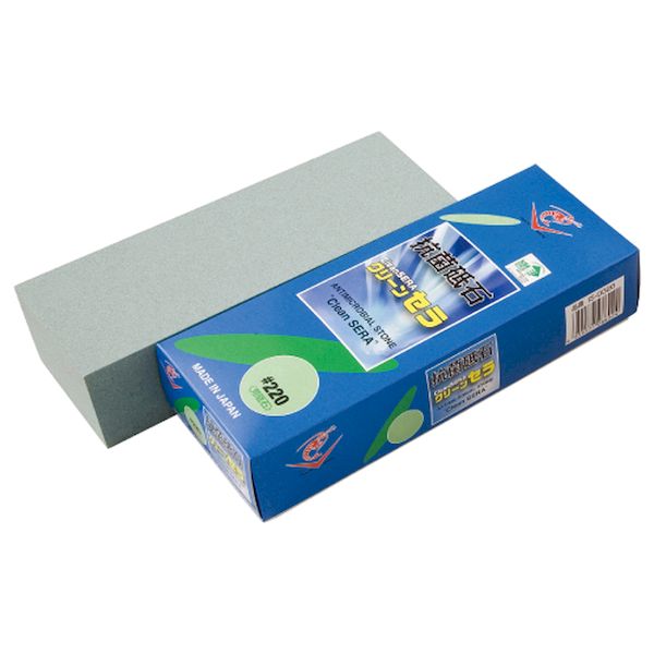 ナニワ研磨工業 IS-0020 抗菌 クリーン・セラ 205x75x50 ＃220 荒砥 IS0020