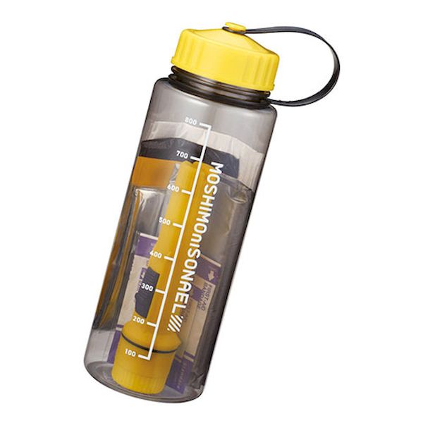 【個数：1個】SP-35265 直送 代引不可・他メーカー同梱不可 モシモニソナエル 防災ボトル9点セット ボトル・アルミシート・簡易トイレ・ライト・ポリ袋・マスク・防災ブック・ばんそうこう SP35265