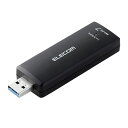 【個数:1個】WDC-BE28TU3-B 直送 代引不可・他メーカー同梱不可 エレコム Wi−Fi 7 USB 5Gbps対応 2880Mbps無線...
