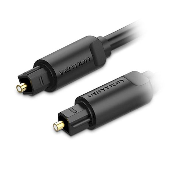 【個数：1個】BA-5657 直送 代引不可・他メーカー同梱不可 VENTION 光ファイバー オーディオケーブル 5m ブラック BA5657