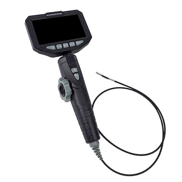 CAWA24S1M 直送 代引不可・他メーカー同梱不可 サンコー 先端2方向可動3.9mm径工業内視鏡 2方向に180度先端カメラが曲がる