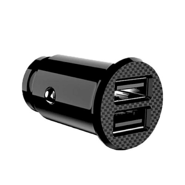 【個数：1個】LBR-AD2CAR48CP 直送 代引不可・他メーカー同梱不可 Libra USB2ポート コンパクトカーチャージャー 4．8A出力 車載用DC−USB充電器 LBRAD2CAR48CP