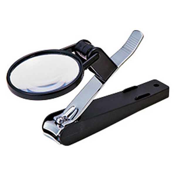 【個数：1個】22554703X20 直送 代引不可・他メーカー同梱不可 20個セット ルーペ付爪切り