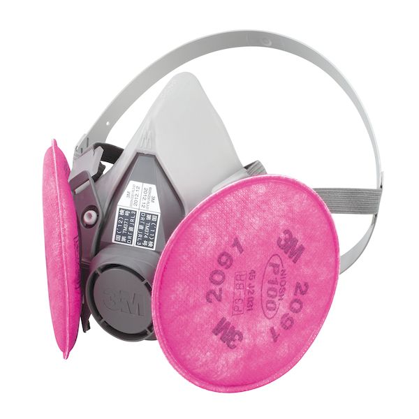 3M スリーエム 4987580139107 取替え式防じんマスク 6000／2091−RL3 スモール