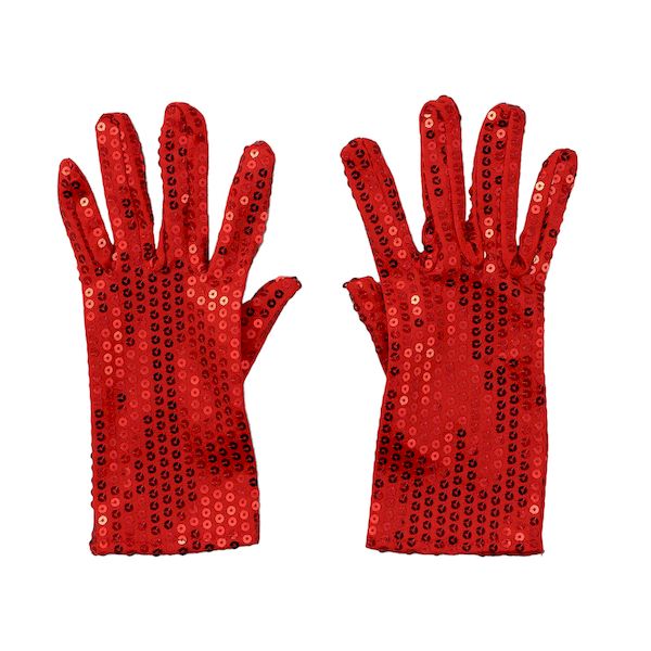【12/5限定！抽選で最大100％ポイントバック】アーテック ArTec 018491 スパンコール手袋 大人用 レッド
