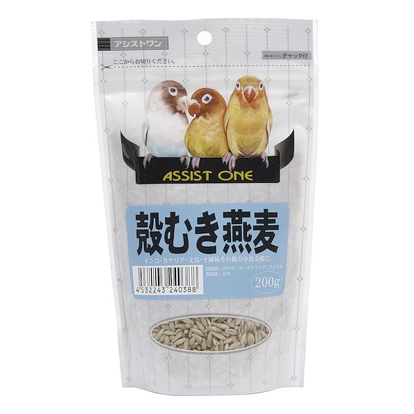 アラタ 4532243240388 アシストONE 殻むき燕麦 200g