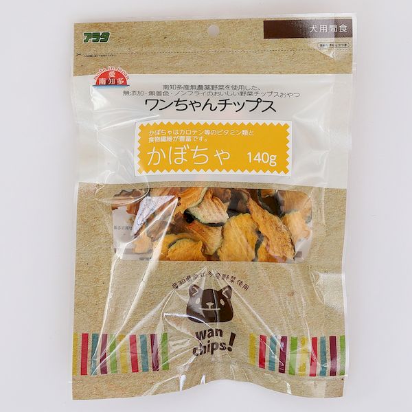 【11/25限定！抽選で最大100％ポイントバック】アラタ 4532243028498 ワンちゃんチップス かぼちゃ 140g