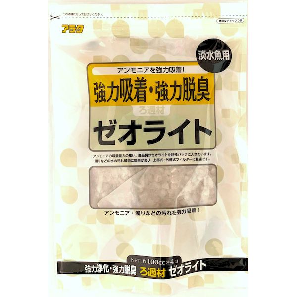 アラタ 4532243700073 ろ過材 ゼオライト 約100cc×4コ