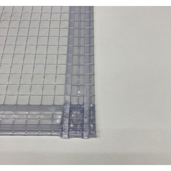 (LINEクーポン有)【個人宅配送不可】【個数：1個】水上 MIZUKAMI ME-SHEET360-36-50 直送 代引不可・他メーカー同梱不可 ビニールカーテン 塩ビ 糸入り 半透明 耐候タイプ 厚み0．36×幅W3600×高さH5000mm ME 3