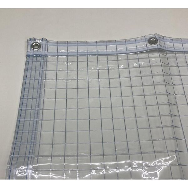 【個人宅配送不可】【個数：1個】水上 MIZUKAMI MT-5050UCF-10-20 直送 代引不可・他メーカー同梱不可 ビニールカーテン 塩ビ 糸入り 透明 耐候タイプ 厚み0．53×幅W1000×高さH2000mm MT5050UCF1020