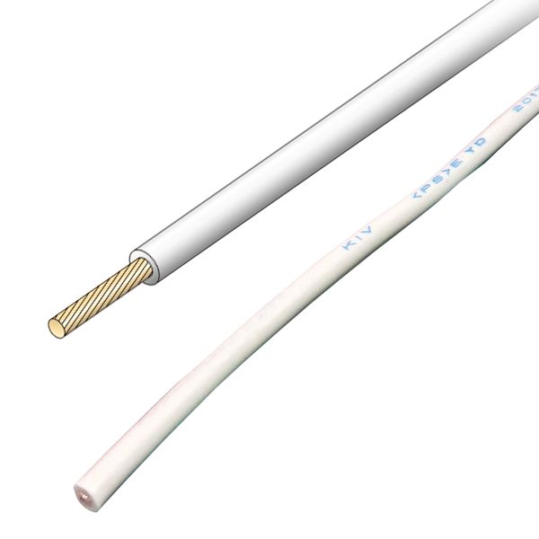 翌日出荷 JAPPY ジャッピー KIV 0.75SQ-JP シロ 【200個入】電気機器用ビニル絶縁電線 KIV0.75SQJPシロ