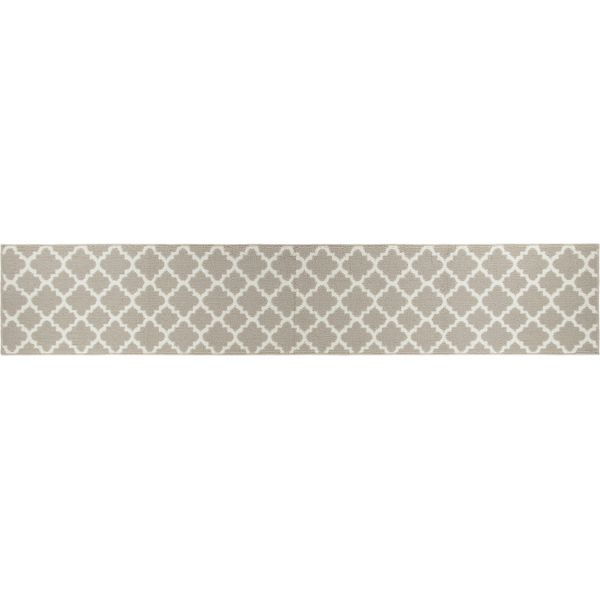 Kitchen Mats - 【個数：1個】カキウチ 4562392743539 直送 代引不可・他メーカー同梱不可 モロッカン キッチンマット240cm グレージュ