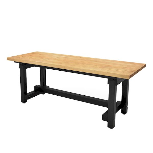 Benches - 【個人宅配送不可】【個数：1個】ミヅシマ工業 2400510 直送 代引不可・他メーカー同梱不可 ランバーテーブル ＃67 天然木製＋再生樹脂