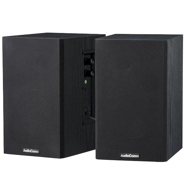 オーム電機 ASP-W752Z Bluetoothアクティブスピーカシステム 15W＋15W大出力アンプ／ブラック ASPW752Z