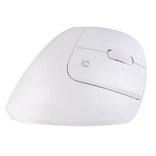 【個数：1個】MUS-RKF251W 直送 代引不可・他メーカー同梱不可 Digio 無線 静音5ボタン BlueLED エルゴノミクスマウス 軽くて手首にやさしい ホワイト MUSRKF251W 3