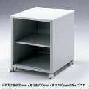 サンワサプライ ED-P6070N eデスク Pタイプ EDP6070N オフィス キャスター プリンター テーブル 印刷機 収納 国産オーダーデスク オフィスデスク