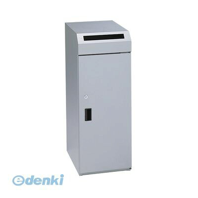 (LINEクーポン有)【受注生産品 納期-約2週間】ぶんぶく KIM-S-3 機密書類回収ボックス 大 シルバー【1台】【マイナンバー関連商品】 KIMS3