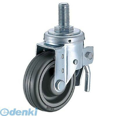 (LINEクーポン有)ハンマーキャスター 615SA-CHR150 Sシリーズねじ込み自在SP付ゴムボールB車150mm【キャンセル不可】