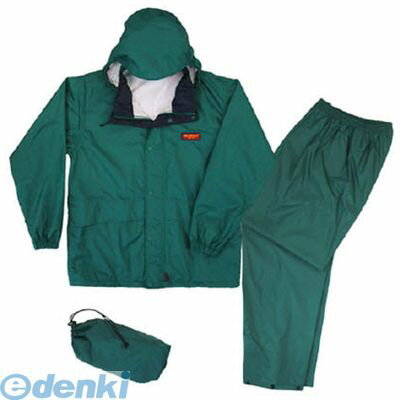 【即納在庫品】「直送」カジメイク 720056M エントラントレインスーツ グリーン M KAJIMEIKU Mサイズ(4)