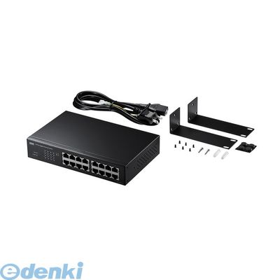 サンワサプライ LAN-GIGAH16L Giga対応スイッチングハブ【16ポート】 ループ検知機能つき LANGIGAH16L【送料無料】 Giga対応スイッチングハブループ検知機能つき
