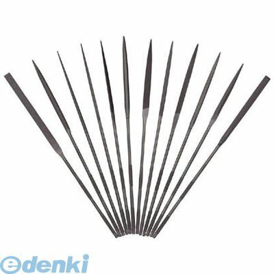 ツボサン HA01253T 精密ヤスリ 12本組 半丸 ＃3 ＃6より荒い