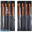 ツボサン HM00804 組ヤスリ 8本組 腹丸 油目【送料無料】