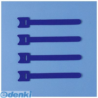 Printer Covers - (LINEクーポン有)サンワサプライ CA-MF1BN ケーブルタイ【面ファスナー】 Sサイズ 青 4本入 CAMF1BN SUPPLY SANWA ブルー 表裏がくっつく面ファスナー