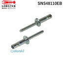 【即納在庫品】「直送」株 ロブテックス SNS48110EB 高強度ブラインドリベット Sボルト 丸頭 Φ4.8/板厚11.0mm 100本入 エビ 高強度ブラインドリベット LOBSTER LOBTEX エビ印(4)