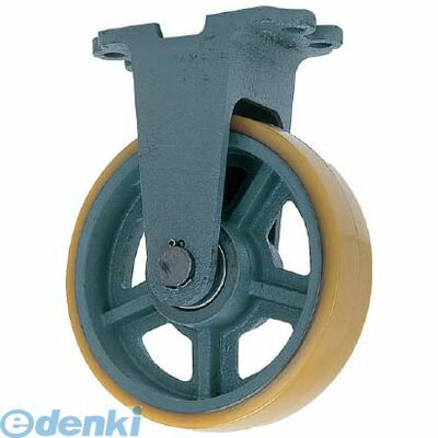 (LINEクーポン有)ヨドノ UHBK180X75 鋳物重荷重用ウレタン車輪固定車付き UHBーk180X75