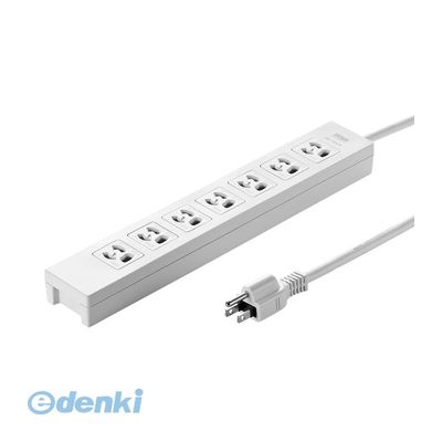 (LINEクーポン有)サンワサプライ TAP-F37-3 電源タップ スタンダードタイプ 3P・7個口 3m TAPF373 oaタ..