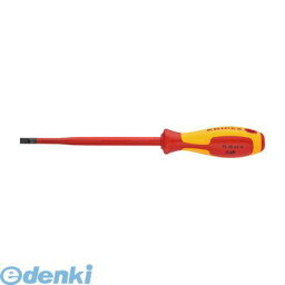 【あす楽対応】「直送」クニペックス KNIPEX 9820-3.5SL 1000V 絶縁ドライバー －3．5 98203.5SL tr-8363372 KNIPEX社