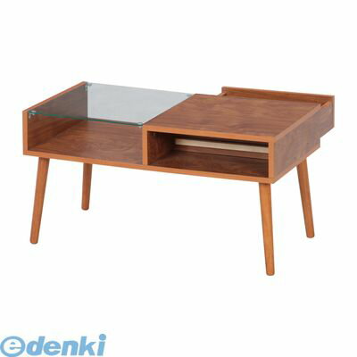 (LINEクーポン有)【個数：1個】不二貿易 4953980100344 直送 代引不可・他メーカー同梱不可 リビングテーブル オスロ HH-8040PG MBR ローテーブル 北欧風リビングテーブル