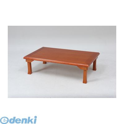 【個数:1個】不二貿易 4953980583932 直送 代引不可・他メーカー同梱不可 折脚和風座卓 TLM-12075OAK 折りたたみテーブル 木製 [2]