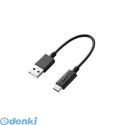 ELECOM 쥳 MPA-AC01BK ޡȥեUSB֥롿USB20ACۡ01m֥åMPAAC01BK Type-C USB-C֥