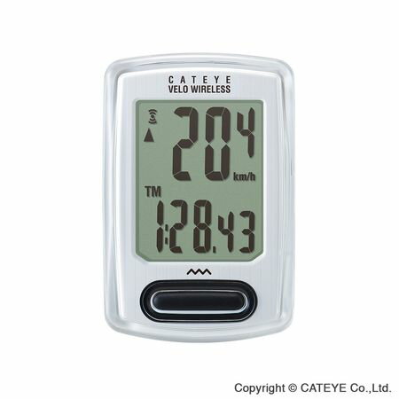 キャットアイ CATEYE 4990173028672 VELO WIRELESS サイクロコンピュータ ホワイト CC－VT230W