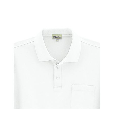 (LINEクーポン有)4532484522298 CAROL 205 ナガソデポロシヤツ 色：ホワイト サイズ：EL