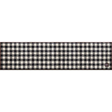 オカトー 001859 Cafesulu?ギンガムチェックインテリアマット 45×180 45x180cm キッチンマット 全4柄 丸洗いOK おしゃれ 北欧 ラグ フロアマット 玄関マット