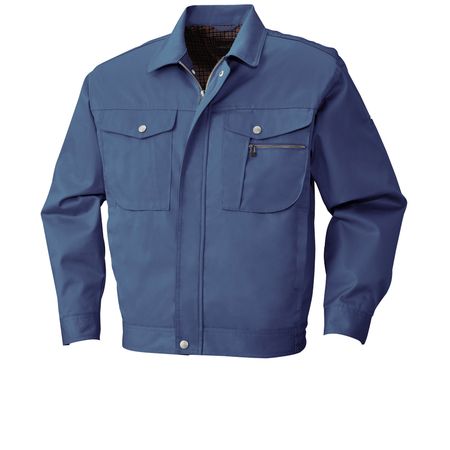 (LINEクーポン有)4532484326421 Early Bird 816 ナガソデジヤケツト 色：ブルー サイズ：5L